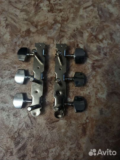 Колки на планке для акустической гитары(хромовые)