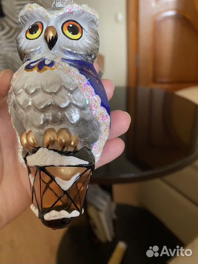 Елочные игрушки сова