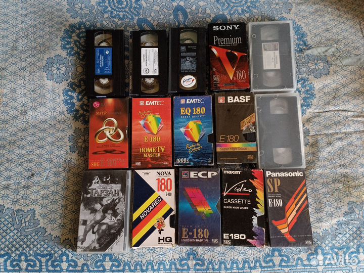 Видеокассеты vhs с фильмами и мультфильмами