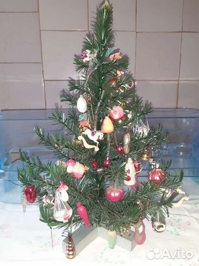 Ёлочные мини игрушки ссср, 60-х