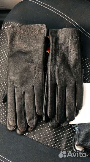 Перчатки кожаные