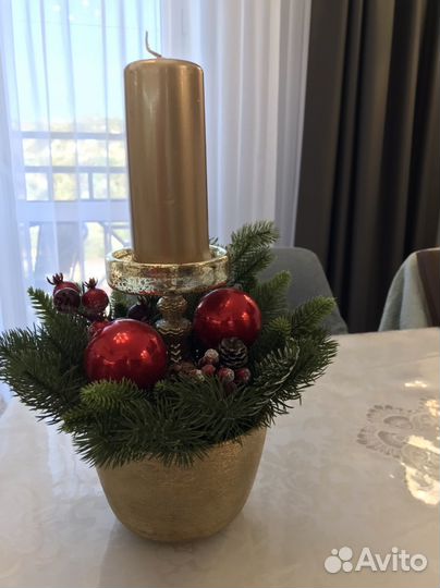 Елка искусственная со свечой