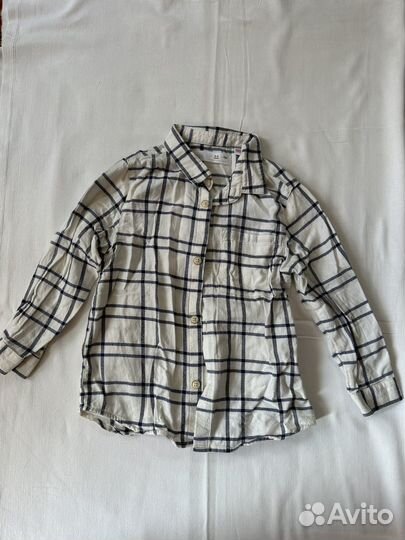 Рубашка zara для мальчика 104