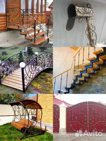 Изготовление лестницы, ворота, перила и др