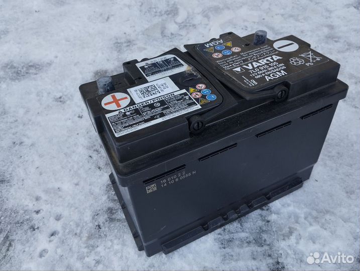 Аккумулятор Varta JCB AGM 75 Ач