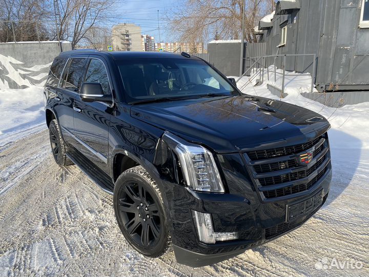 Cadillac Escalade 6.2 AT, 2018, битый, 65 000 км