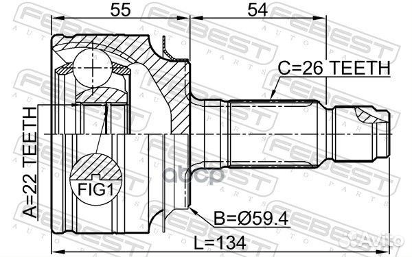 Шрус / honda civic FA1 2006-2008 US / шрус на