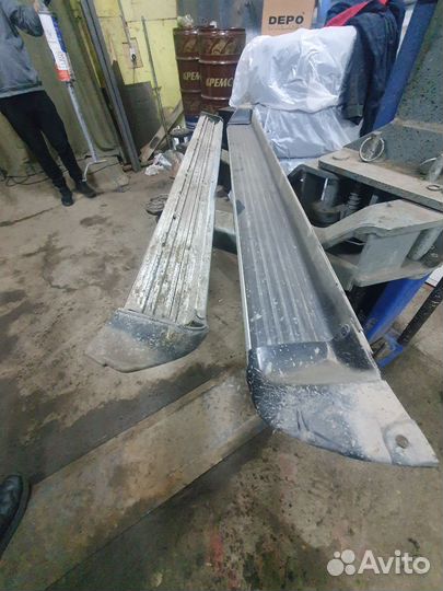 Обвесы пороги подножки honda crv 2