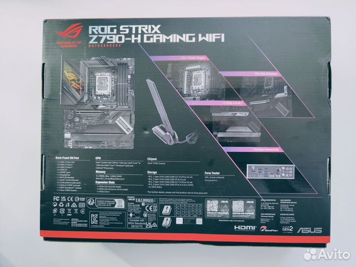 Материнская плата asus rog strix z790 H