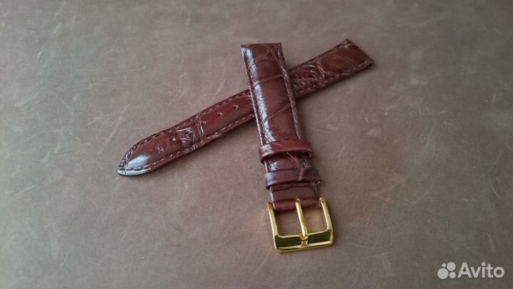 Новый Кожаный ремешок nagata на 18 мм