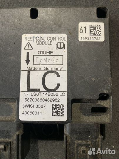 Блок AirBag ford fusion