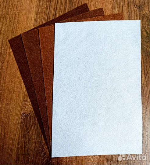 Ткань для рукоделия, мягкий цветной фетр А-4