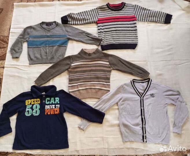 Свитера для мальчика 92-116 см