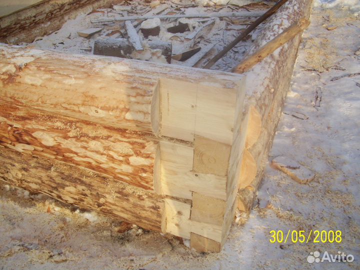 Срубы бань домов и дачь