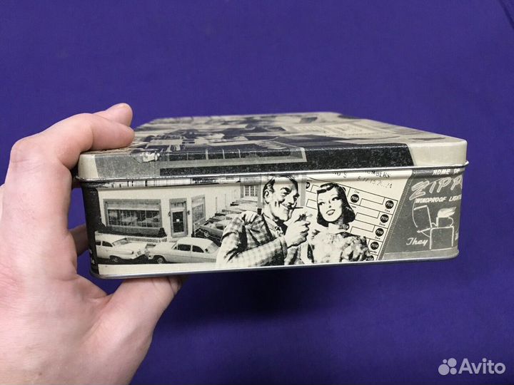 Жестяная коробка Zippo на 10 моделей