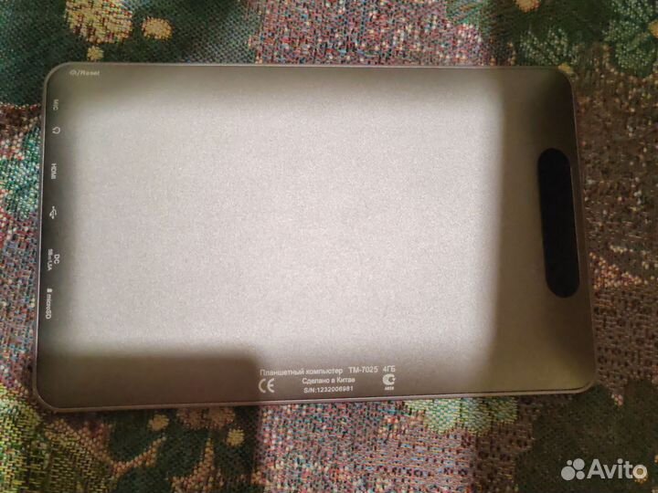 Планшет texet tm-7025