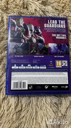 Guardians of the galaxy ps4 диск