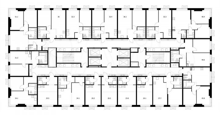 1-к. квартира, 34,1 м², 8/33 эт.
