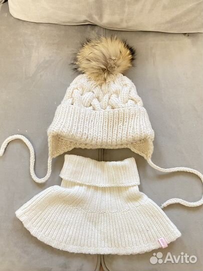 Комплект шапка, шарф