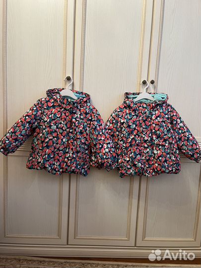 Куртка gusti для близнецов 98 см
