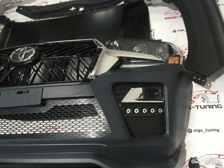 Рестайлинг Toyota lс 200 + обвес Elford