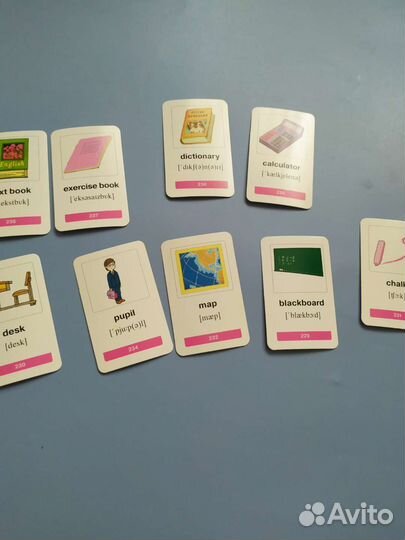 Мои первые английские слова 333 карточки