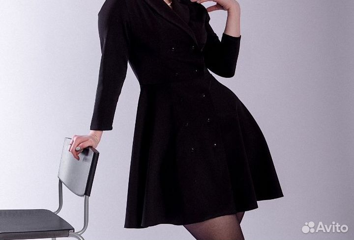 Платье пиджак 48