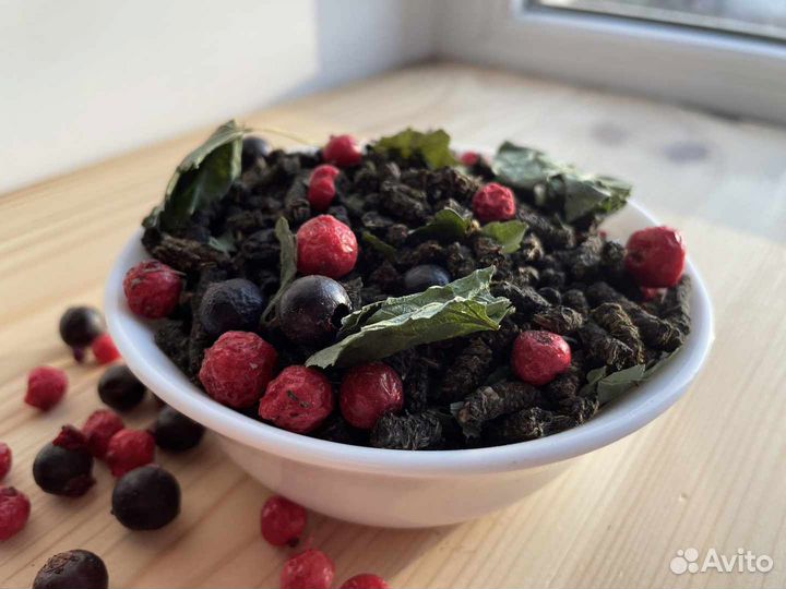 Иван чай со смородиной 1кг, ягоды, чистый состав