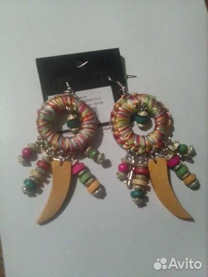 Серьги новые