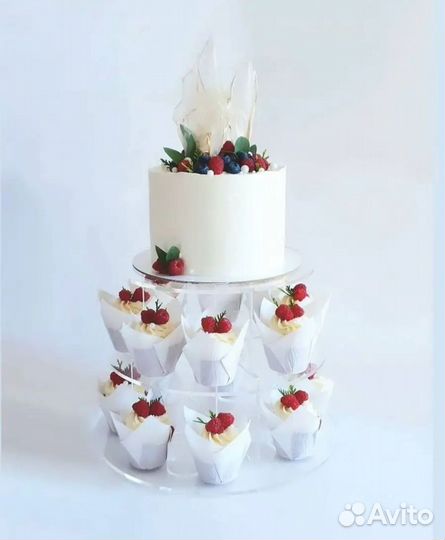 Аренда подставки для капкейков и торта 4 яруса
