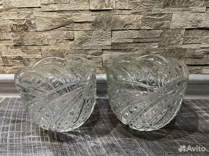 Салатник хрустальный СССР