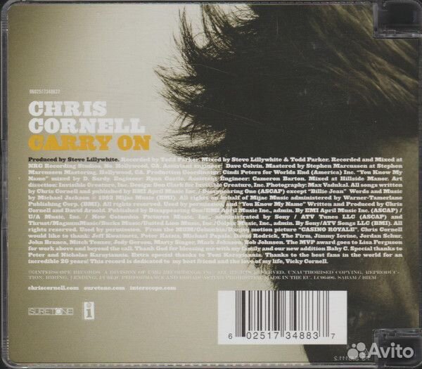 Chris Cornell - Carry On (CD)