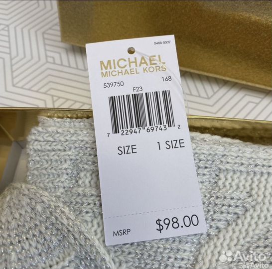 Комплект шапка и шарф michael kors