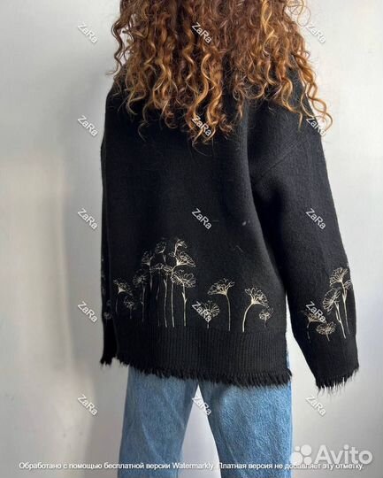 Теплый пуловер