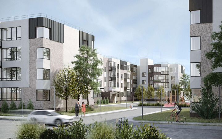 2-к. квартира, 68,6 м², 4/4 эт.