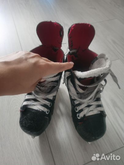 Коньки bauer vapor x500, 20 см по стельке