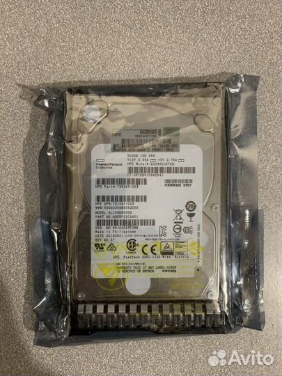 Жесткий диск HP 900GB 12G 10K 2.5 SAS