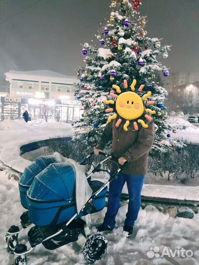 Коляска для двойни