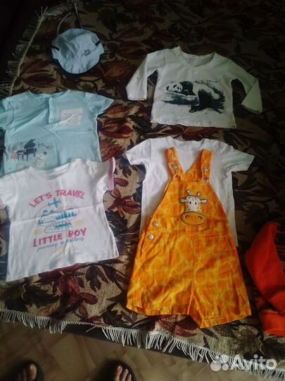 Одежда летняя на мальчика р. 86-92