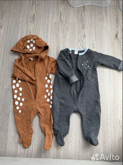 Пакет с детскими вещами 56-68 р