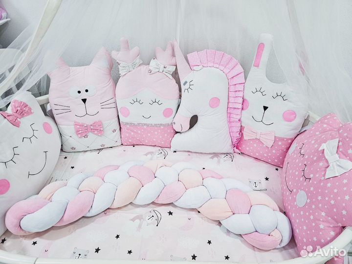 Бортики в кроватку сказка 2