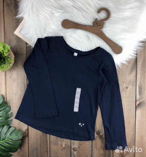 Лонгслив для девочки 116