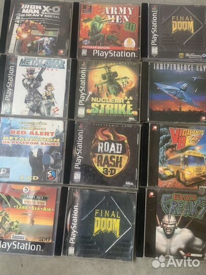 Диски на sony playstation 1