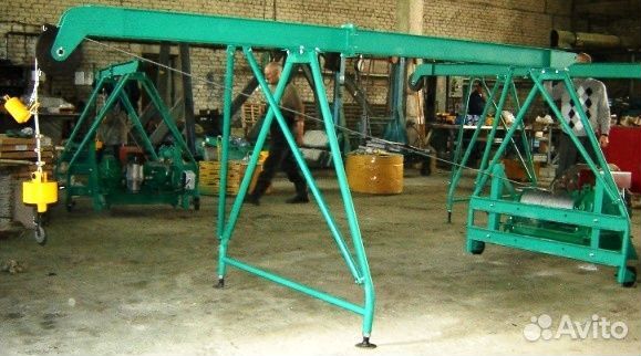 Кран в окно Умелец пс-320 с грузом