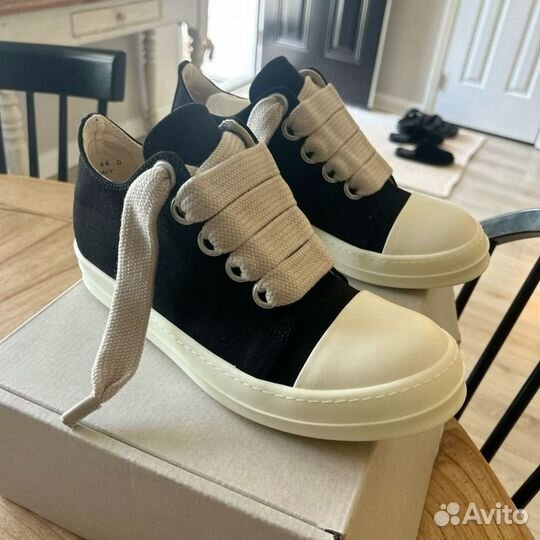 Кеды Кеды Rick Owens Luxor Jumbo Low “Black Milk”