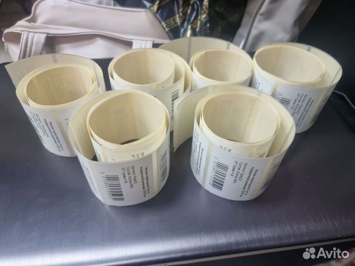 Печать термоэтикеток термонаклеек на термопринтере