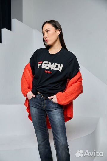 Футболка Fendi Оверсайз / xxxl