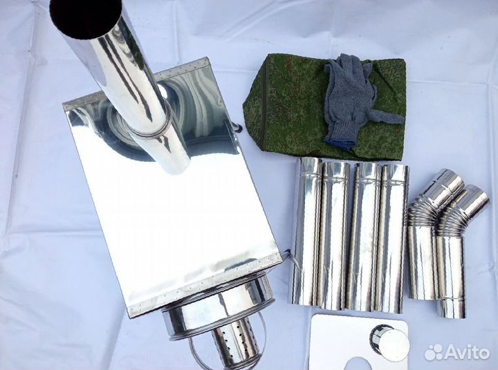 Печь для палатки Малая на 15 литров без экранов