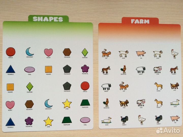 Настольная игра Memory - на английском