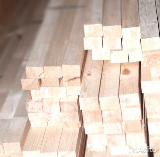 Брусок обрезной сухой хвоя 50х50 3м 1 сорт